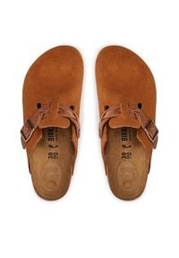 Birkenstock Klapki Boston 1026713 Brązowy. Kolor: brązowy. Materiał: skóra #4