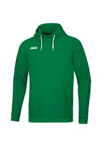 Bluza z kapturem Jako Base. Okazja: na co dzień. Typ kołnierza: kaptur. Kolor: zielony. Styl: casual, sportowy #1