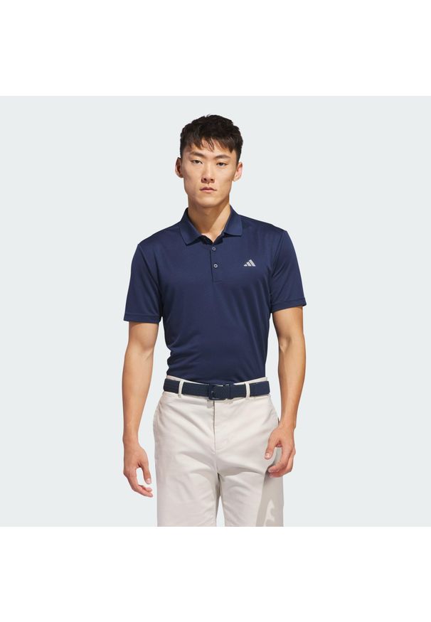 Adidas - Koszulka Adi Performance Polo. Typ kołnierza: polo. Kolor: niebieski. Materiał: materiał. Styl: sportowy