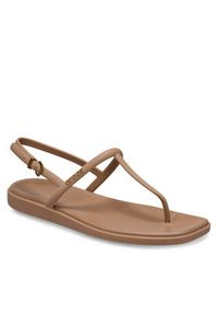 Crocs Sandały Miami Thong Flip 209793 Brązowy. Kolor: brązowy