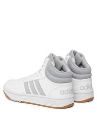 Adidas - adidas Sneakersy Hoops 3.0 Mid Lifestyle Basketball Classic Vintage Shoes IG5568 Biały. Kolor: biały. Sport: koszykówka #7