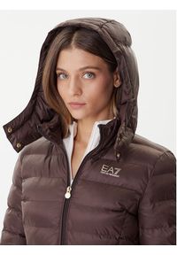 EA7 Emporio Armani Kurtka zimowa 7W000685 AF12475 U6063 Brązowy Slim Fit. Kolor: brązowy. Materiał: syntetyk. Sezon: zima #6