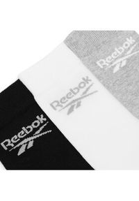 Reebok Zestaw 3 par wysokich skarpet unisex R0367-SS24 (3-pack) Kolorowy. Wzór: kolorowy