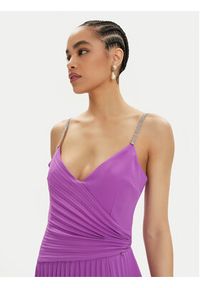 Nissa Sukienka koktajlowa RS14816 Fioletowy Regular Fit. Kolor: fioletowy. Materiał: syntetyk. Styl: wizytowy #3