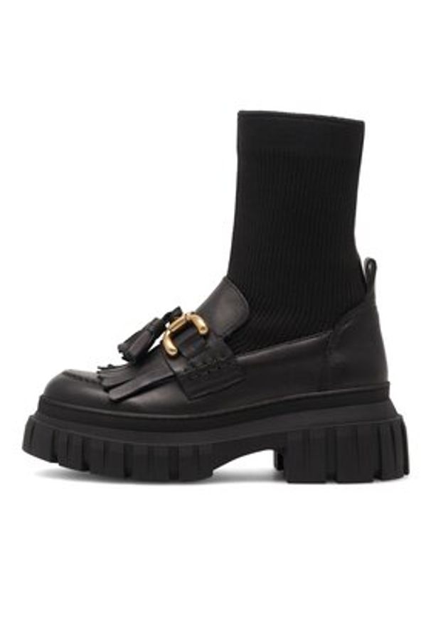 Badura Botki TAVIRA-23FW43 Czarny. Kolor: czarny. Materiał: materiał