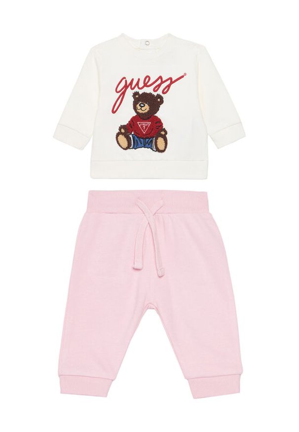 Guess Dres H5YI00 KAX74 Biały Regular Fit. Kolor: biały. Materiał: bawełna