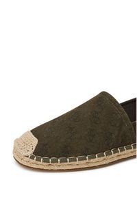 Guess Espadryle FMJELC FAB14 Zielony. Kolor: zielony. Materiał: materiał