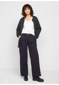 bonprix - Shirt z długim rękawem, z czystej bawełny organicznej. Kolor: biały. Materiał: bawełna. Długość rękawa: długi rękaw. Długość: długie #2