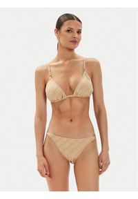 MICHAEL Michael Kors Góra od bikini MM13094 Beżowy. Kolor: beżowy. Materiał: syntetyk #1