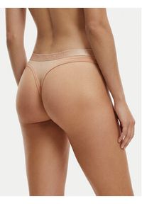 TOMMY HILFIGER - Tommy Hilfiger Stringi UW0UW06260 Beżowy. Kolor: beżowy #3