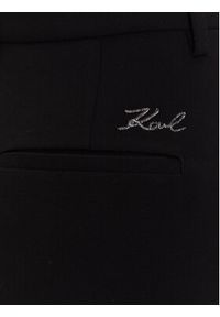 Karl Lagerfeld - KARL LAGERFELD Chinosy A3W10098 Czarny Slim Fit. Kolor: czarny. Materiał: syntetyk #5