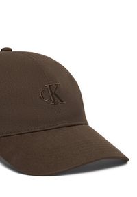 Calvin Klein Czapka z daszkiem Monogram Embroidery Baseball Cap LV04G5002G Brązowy. Kolor: brązowy. Materiał: bawełna #3