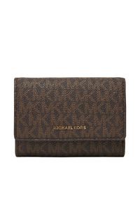 MICHAEL Michael Kors Duży Portfel Damski Bryant 32S5GYTP1B Brązowy. Kolor: brązowy. Materiał: skóra