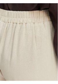 Vero Moda Kuloty Mymilo 10321626 Beżowy jasny Regular Fit. Kolor: beżowy. Materiał: len #6
