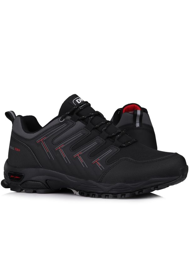 Buty męskie sportowe trekkingowe DK FOREST LOW. Kolor: czerwony, wielokolorowy, czarny, szary