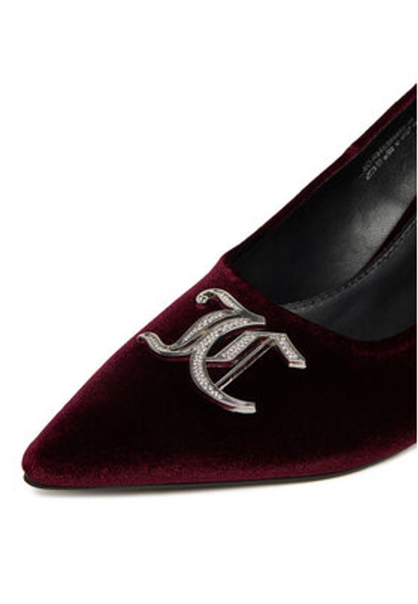 Juicy Couture Szpilki EO-R24SS94659 Bordowy. Kolor: czerwony. Materiał: materiał. Obcas: na szpilce