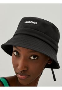 JACQUEMUS Bucket 223AC001U Czarny. Kolor: czarny. Materiał: bawełna, materiał