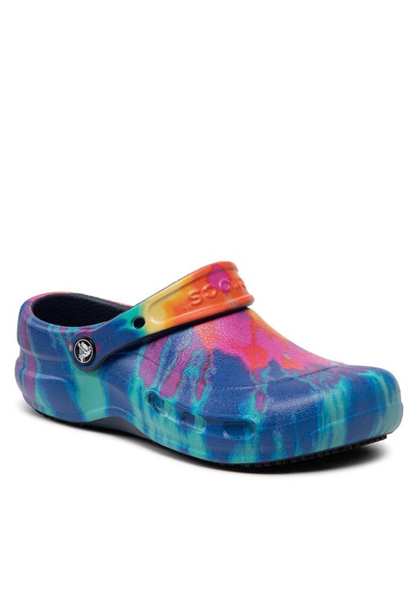 Crocs Klapki Bistro Graphic Clog 204044 Granatowy. Kolor: niebieski