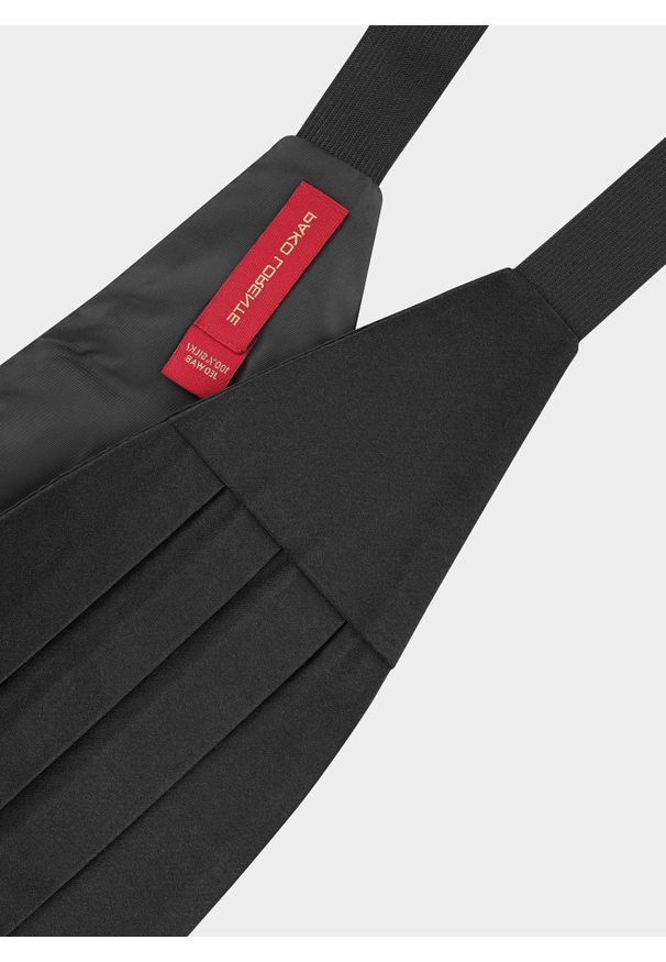 Pako Lorente - PAKO LORENTE - Jedwabny pas smokingowy. Materiał: jedwab