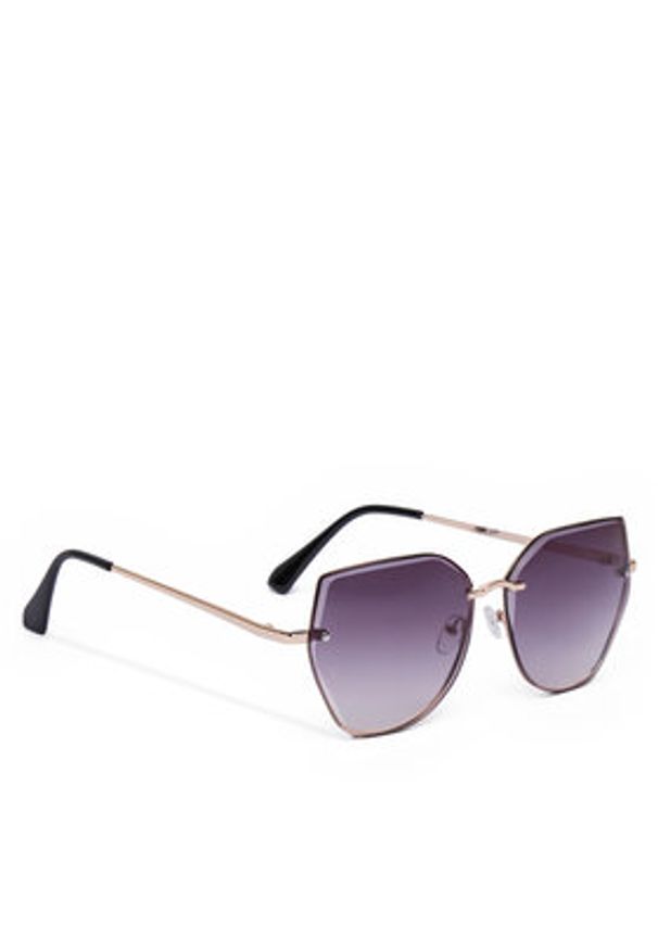 Jenny - JENNY Okulary przeciwsłoneczne 4WF-008-SS25 Czarny. Kolor: czarny. Materiał: syntetyk