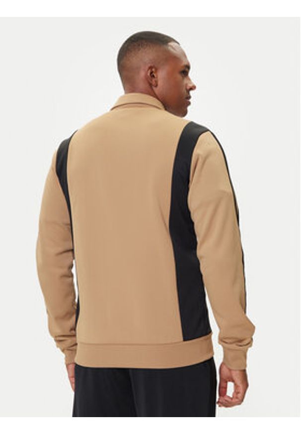 Adidas - adidas Bluza adicolor Panel JY1427 Beżowy Regular Fit. Kolor: beżowy. Materiał: syntetyk