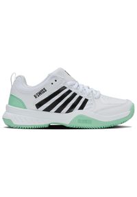 K-Swiss - Kswiss Court Express 2 Clay White Women 94429118. Kolor: zielony, biały, wielokolorowy. Sport: tenis #1