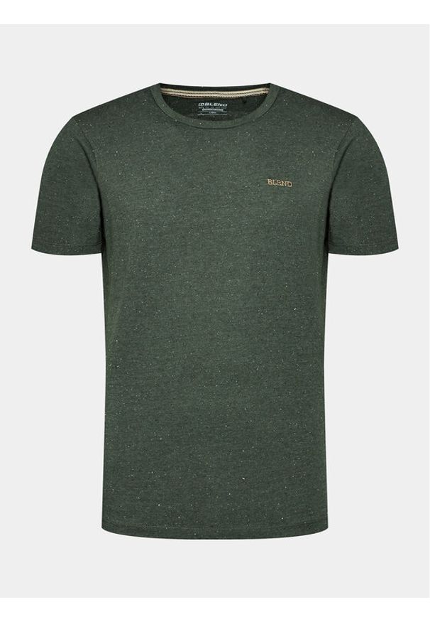 Blend T-Shirt 20715751 Zielony Regular Fit. Kolor: zielony. Materiał: bawełna