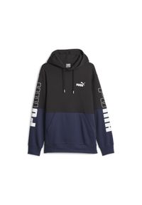 Puma Bluza Power Colorblock Fl 67591051. Kolor: czarny. Sport: fitness