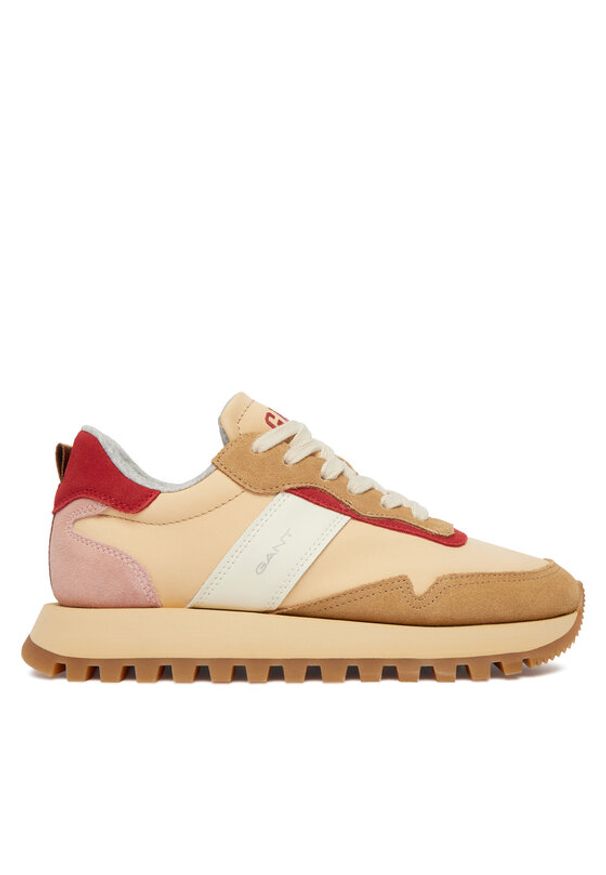 GANT - Gant Sneakersy 32531194 Beżowy. Kolor: beżowy. Materiał: skóra, zamsz