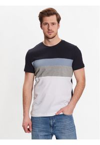 Geox T-Shirt M3510F-T2870 F4544 Granatowy Regular Fit. Kolor: niebieski