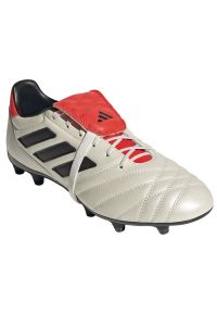 Adidas - Buty piłkarskie adidas Copa Gloro Fg M IE7537 białe. Zapięcie: sznurówki. Kolor: biały. Materiał: skóra, syntetyk. Sport: piłka nożna