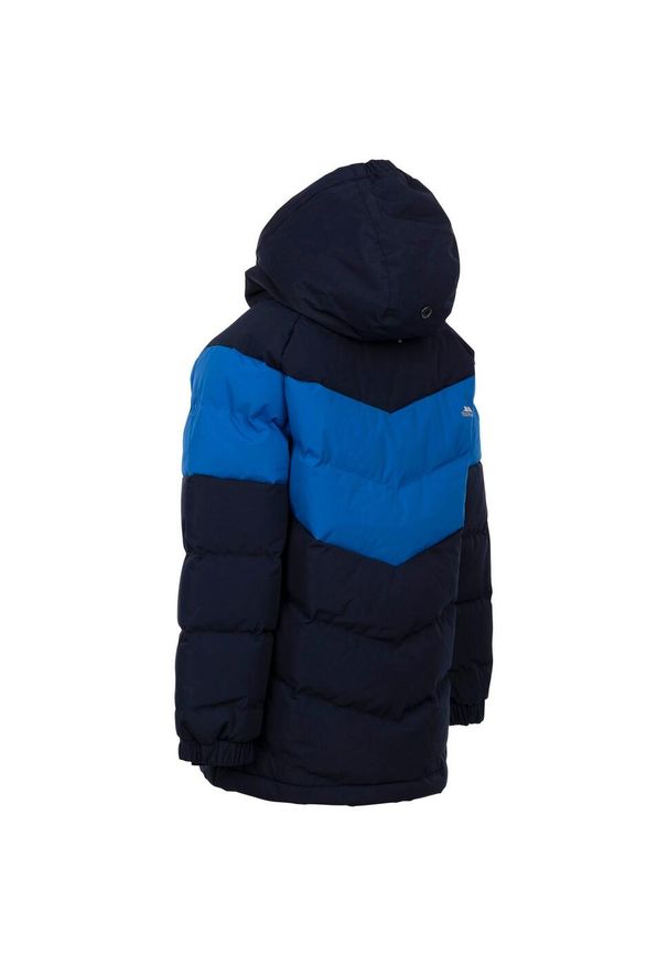 TRESPASS - Kurtka Dziecięca Aldery Padded Jacket. Kolor: niebieski. Materiał: puch. Styl: sportowy
