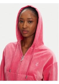Juicy Couture Bluza Iccle JCWAS125308 Różowy Loose Fit. Kolor: różowy. Materiał: syntetyk