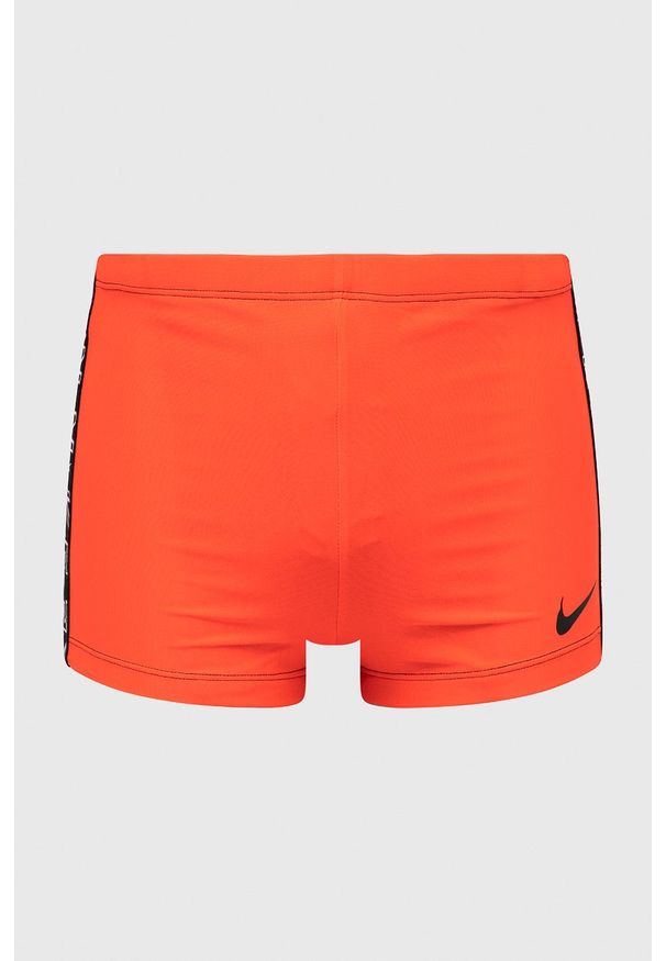 Nike Kąpielówki. Kolor: czarny. Materiał: poliester