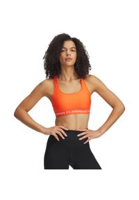 Biustonosz o umiarkowanym wsparciu dla kobiet Under Armour. Kolor: pomarańczowy, biały, wielokolorowy #1