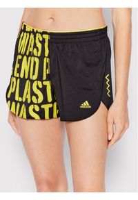 Adidas - adidas Szorty sportowe Run Fast HA4292 Czarny Regular Fit. Kolor: czarny. Materiał: syntetyk. Sport: bieganie