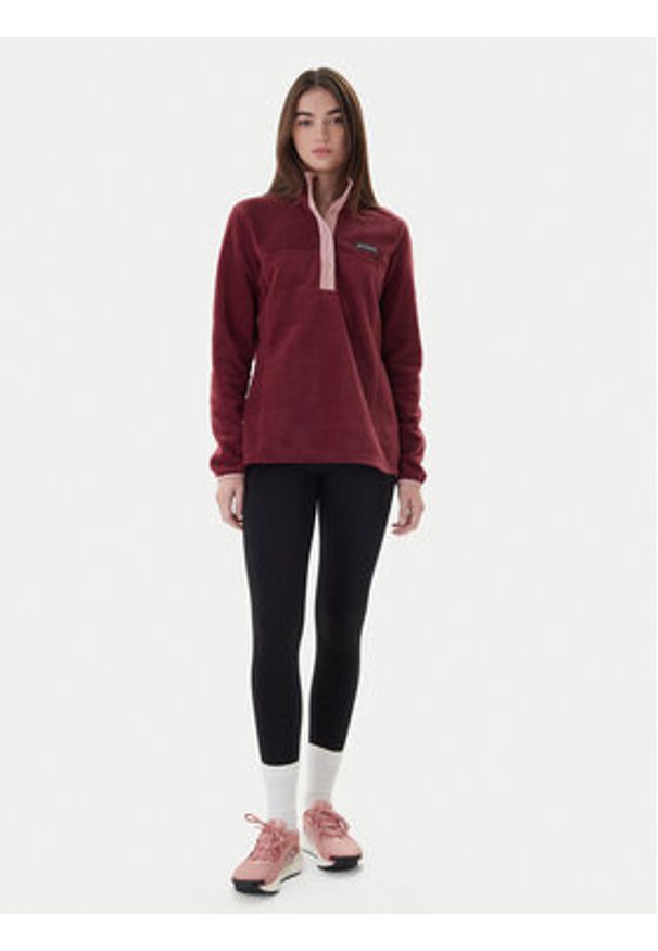 columbia - Columbia Polar Benton Springs™ 2085651 Bordowy Regular Fit. Kolor: czerwony. Materiał: syntetyk