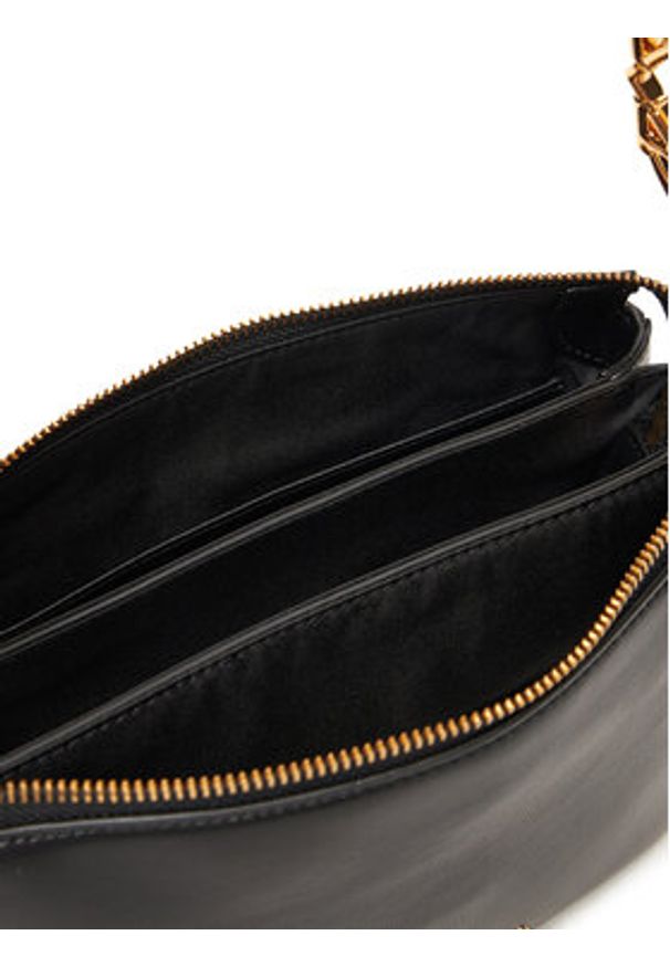 Love Moschino - LOVE MOSCHINO Torebka JC4075PP1NLF0000 Czarny. Kolor: czarny. Materiał: skórzane