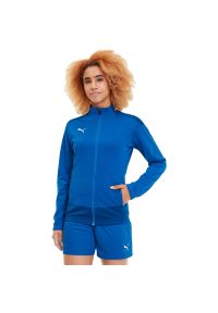 Kurtka Puma Teamgoal 23 Training Jacket W, Kobiety. Kolor: niebieski. Materiał: poliester, materiał. Sport: piłka nożna