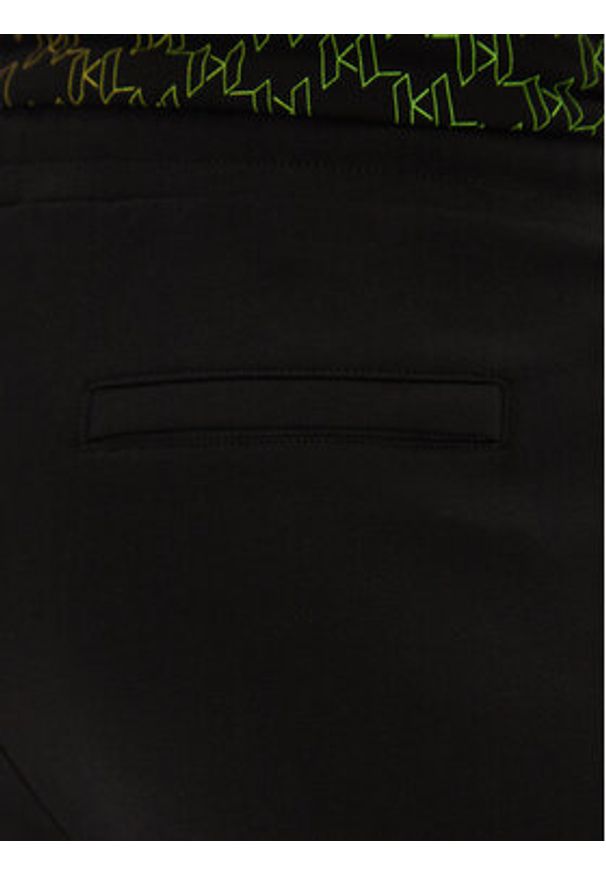 Karl Lagerfeld - KARL LAGERFELD Szorty sportowe 705402 552917 Czarny Regular Fit. Kolor: czarny. Materiał: bawełna. Styl: sportowy