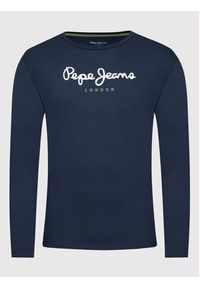Pepe Jeans Longsleeve Eggo PM508209 Granatowy Regular Fit. Kolor: niebieski. Materiał: bawełna. Długość rękawa: długi rękaw #5