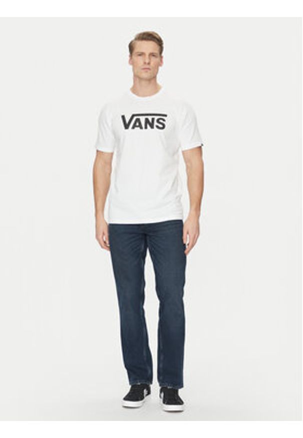 Vans T-Shirt Classic VN000GGGYB21 Biały Classic Fit. Kolor: biały. Materiał: bawełna
