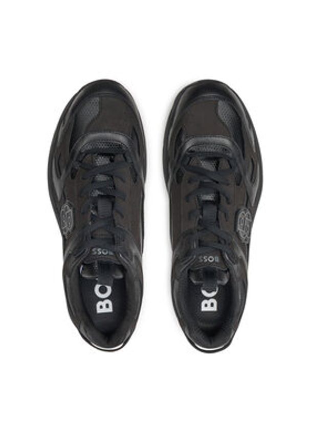 BOSS - Boss Sneakersy 50529534 Czarny. Kolor: czarny. Materiał: materiał