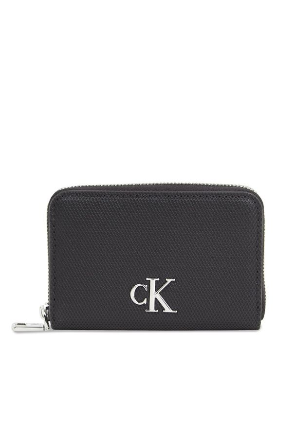 Mały Portfel Damski Calvin Klein Jeans. Kolor: czarny