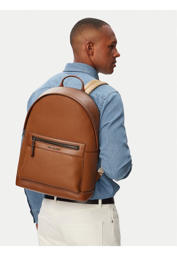 MICHAEL Michael Kors Plecak 33T6LJSB2L Brązowy jasny. Kolor: brązowy. Materiał: skóra