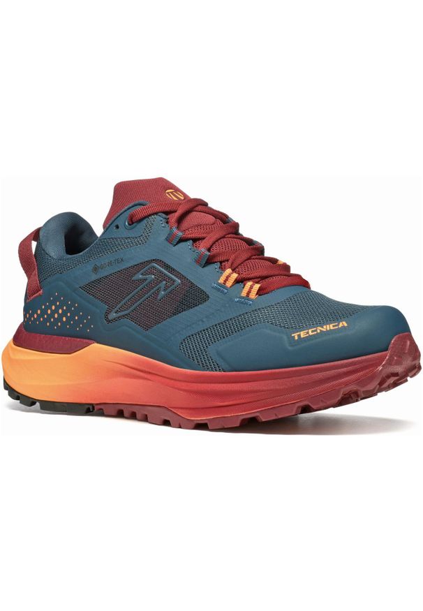 TECNICA - Buty trekkingowe damskie Tecnica Agate S Gtx. Zapięcie: sznurówki. Kolor: pomarańczowy, wielokolorowy, niebieski. Materiał: materiał, syntetyk. Szerokość cholewki: normalna