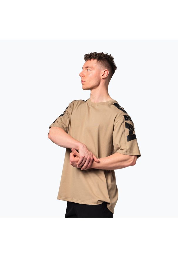 Koszulka NEBBIA Lifting Club. Kolor: brązowy. Sport: fitness