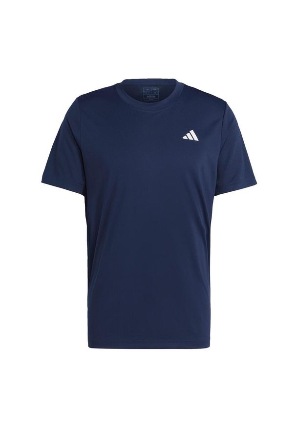 Adidas - Club Tennis Tee. Kolor: niebieski. Materiał: materiał. Sport: tenis