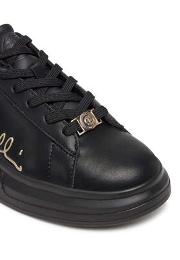 Just Cavalli Sneakersy 78RA3SB3 ZPA88 Czarny. Kolor: czarny. Materiał: skóra