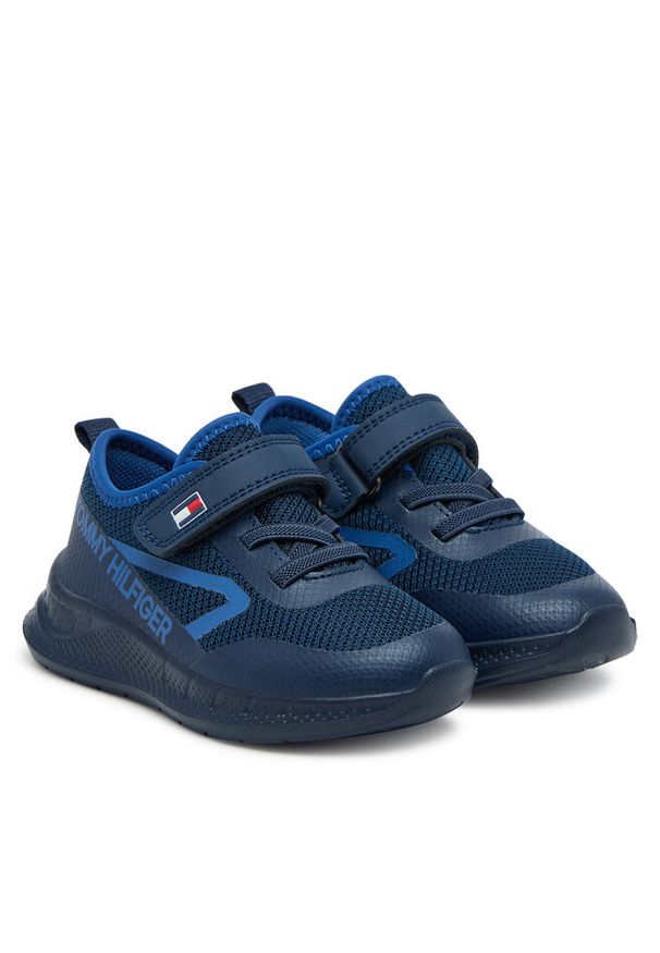 TOMMY HILFIGER - Sneakersy Tommy Hilfiger. Kolor: niebieski